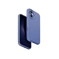 UNIQ LINO HUO LIQUID SILICONE CASE WITH DUAL-LAYER HYBRID PROTECTION FOR 2024 IPHONE 16 | PEARL BLUE
